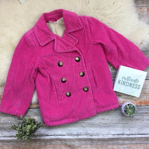 Hanna Andersson Other - Hanna Andersson | Corduroy Sherpa Lined Peacoat